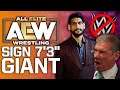 AEW Sign 7’3” GIANT After Turning Down WWE Offer | Scrapped Chris Jericho Plans Revealed