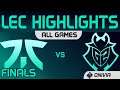 FNC vs G2 Highlights ALL GAMES Finals LEC Summer Playoffs 2020 Fnatic vs G2 Esports by Onivia