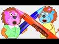Funny Collection of New Stories for Kids | Lion Family | Cartoon for Kids