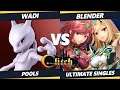 Glitch Konami Code - Wadi (Mewtwo) Vs. Blender (Pyra Mythra, Mii Brawler) SSBU Ultimate Tournament