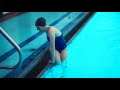 Maisie Williams One-Piece Blue Swimsuit Pool Scene
