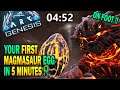 Ark FASTEST & BEST Way To Steal Magmasaur Egg on Foot! Ark How To Tame Magmasaur