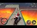 Impossible Moto Bike Tracks 3D | Ramp Moto Bike Drive | Anoride Gameplay (HD).