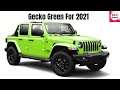 Jeep Gecko Green Paint Color and Factory JPP Gorilla Glass Windshield