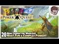 NEW CHARACTER: WARLOCK, MOST FUN & COMPLEX POWER!! | Let's Play Poker Quest | Part 28 | PC Gameplay