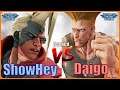 SFV CE ShowHey (Charlie) VS Daigo (Guile)【Street Fighter V】スト5  ちょっと見せて  VS 梅原 大吾 (ストリートファイターV)