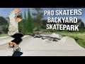 Skating a PRO SKATERS Backyard Skatepark in Skater XL!