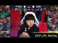Wuming Plays Yone - OMG VS JDG Game 2 Highlights - 2021 LPL Spring W10D2