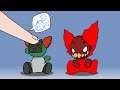 Anime Chibi Fnf vs Finger | Friday Night Funkin' Animation | Tiky and Tricky Phase 3