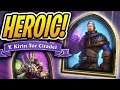 DESTROYING Heroic Khadgar with Warlock! Heist Chapter 5 | The Dalaran Heist | Rise of Shadows | HS