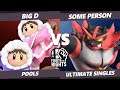 FFR West Ultimate Pools - CACAW | Big D (Ice Climbers) Vs. Some Person (Incineroar) SSBU Singles