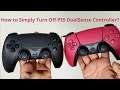 How to Simply Turn Off PS5 DualSense Controller?