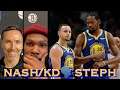 📺 Nash/Durant: Stephen Curry playing beyond the levels; basket’s wide open for him; 2017 best ever?