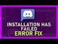 Discord - How To Fix "Installation Has Failed" Error - Windows 10