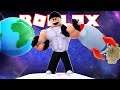 Getting stupidly buff... On the MOON! | Roblox Weight Lifting Simulator 4