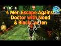 [HINDI] Dead by Daylight Mobile Gameplay | 4 men escape against doctor | Noted & Blackwarden | DBDM