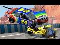 NASCAR Racing Crashes #40 | BeamNG Drive