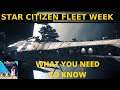 Star Citizens Fleet Week. What is it and what does it mean for players