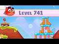 Angry Birds Casual Walkthough Level 741-750 (iOS Android Gameplay)