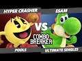 CB 2019 SSBU - Hyper Crasher (Pac-Man) Vs. PG | ESAM (Pikachu, Yoshi) Smash Ultimate Tournament Pool