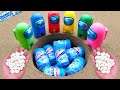 Coca Cola, Different Fanta, Monster, Pepsi, Sprite and Mentos In the big underground hole | Among Us