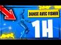 DANSE FORTNITE DANSE AVEC FISHER PENDANT 1H