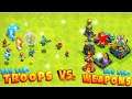 Every New Troop lvl. Vs. Every New Weapon Lvl! "Clash Of Clans" Who will WIn?!?