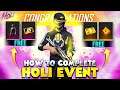 Freefire Holi event 2021 | How to Get Free Prankster Bundle | All Event Iteams and Details