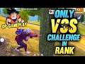 Only VSS Challenge In Rank Match Op Gameplay By Romeo Free Fire🙂