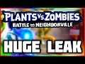 Plants vs Zombies: Battle For Neighborville | HUGE LEAK