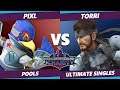 CfC SSBU - PiXL (Falco) Vs. torri (Snake) Smash Ultimate Pools