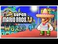 Deserted New Super Mario Bros U - World 1 Full Walkthrough
