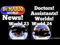 Dr. Mario World News - Datamined Pics of Doctors, Assistants, and Worlds (World 23 and World 24)