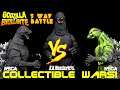 Godzilla 1989 3 Way Battle - NECA Original VS SH MonsterArts 3K VS Biollante Bile - Collectible Wars