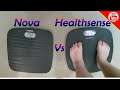 HealthSense ultra-lite vs Nova weighing scale