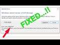 How To fix Windows 10 Network Connection Error - Error Code 0x800704cf | Internet Connection Error