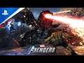 Мстители Marvel | Трейлер «Зоны боевых действий» (видео совместного прохождения) | PS4