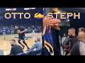 📺 Otto Porters 3s + Stephen Curry autographs at Warriors pregame before Charlotte Hornets