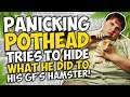 Panicking POTHEAD TRIES TO HIDE what he did to HIS GF'S HAMSTER!!
