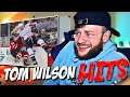SOCCER FAN Reacts to TOM WILSON Biggest NHL Hits !