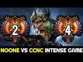 TOP 2 MMR vs TOP 4 MMR Intense Game — NOONE Mid vs CCNC