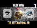 EPIC MATCH !! Secret vs Elephant Game 1 | Bo2 | Group Stage The International 10 TI10 | DOTA 2 LIVE