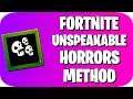 How to Get the Unspeakable Horrors Banner in Fortnite!