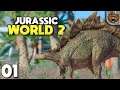 Os dinos estão soltos no mundo! - FINALMENTE Jurassic World Evolution 2 #01 | Gameplay 4k PT-BR