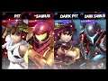 Super Smash Bros Ultimate Amiibo Fights  – Request #18550 Pit & Samus vs Dark Pit & Dark Samus