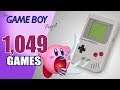 The Game Boy Project - All 1049 GB Games - Every Game (US/EU/JP)