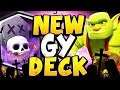 TOP LADDER with NEW GOB CAGE GRAVEYARD DECK! - CLASH ROYALE