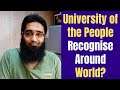 University of the People Recognize Around World?