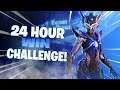 24 HOUR WIN CHALLENGE! | Fortnite Battle Royale Chapter 2 Season 6 Gameplay!