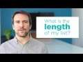 CS Principles: Introduction to Lists - Part 4 Getting Length
